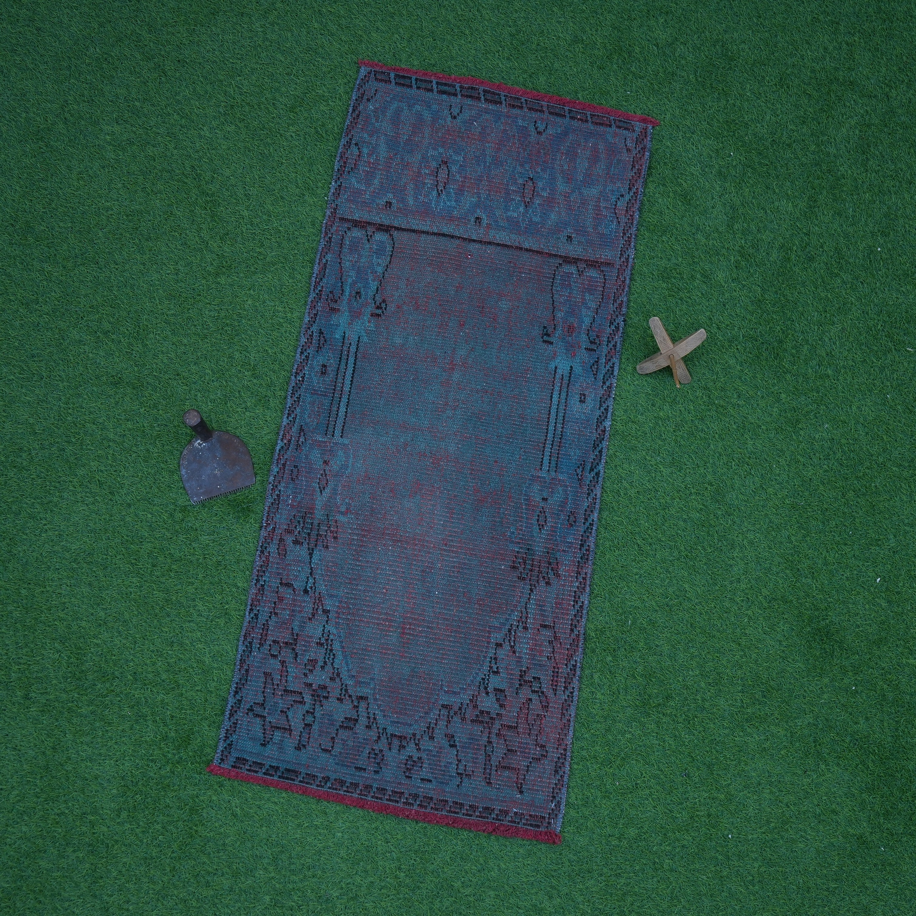 Aaren - Overdyed Mini Rug