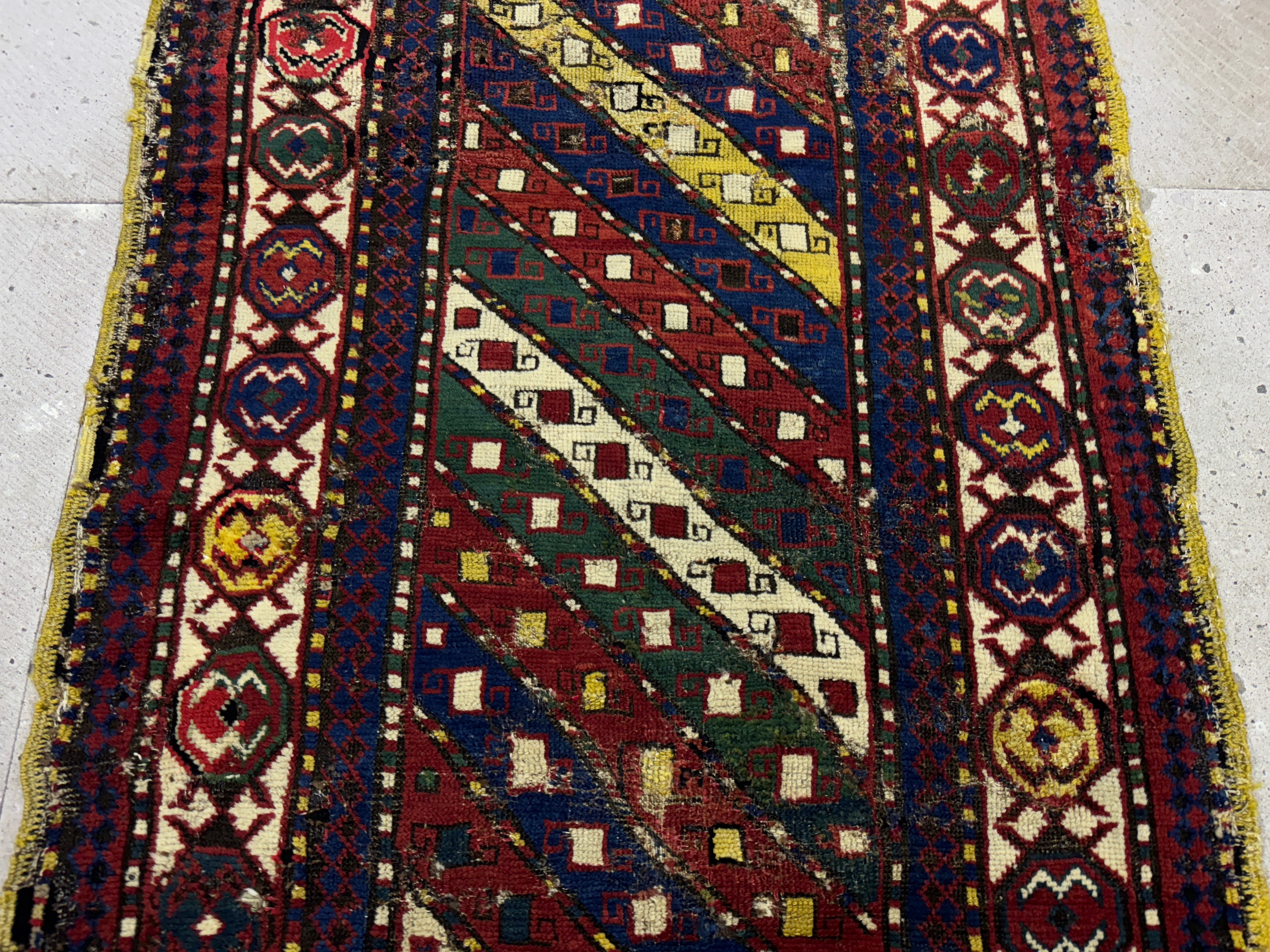 Antique Caucasian Rug