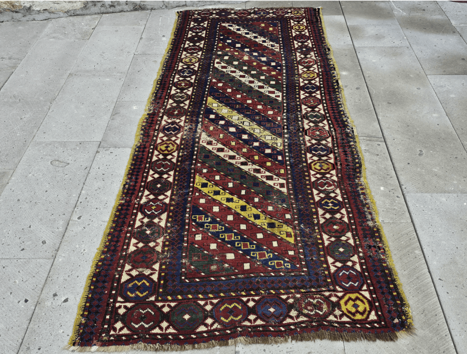 Antique Caucasian Rug