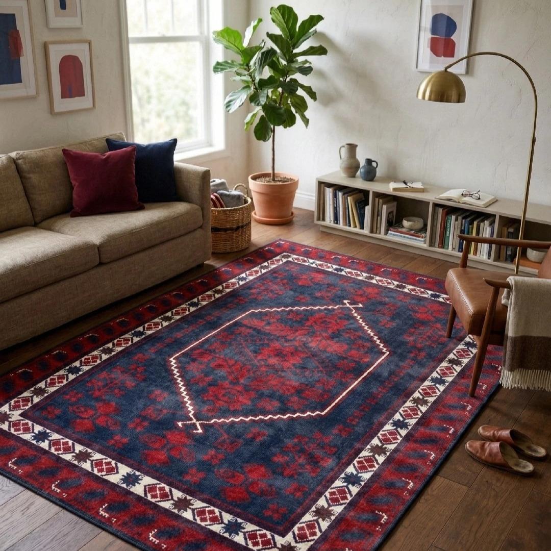 Vintage Yağcıbedir rug from the Balıkesir area of western Anatolia, shown as a rug identification example