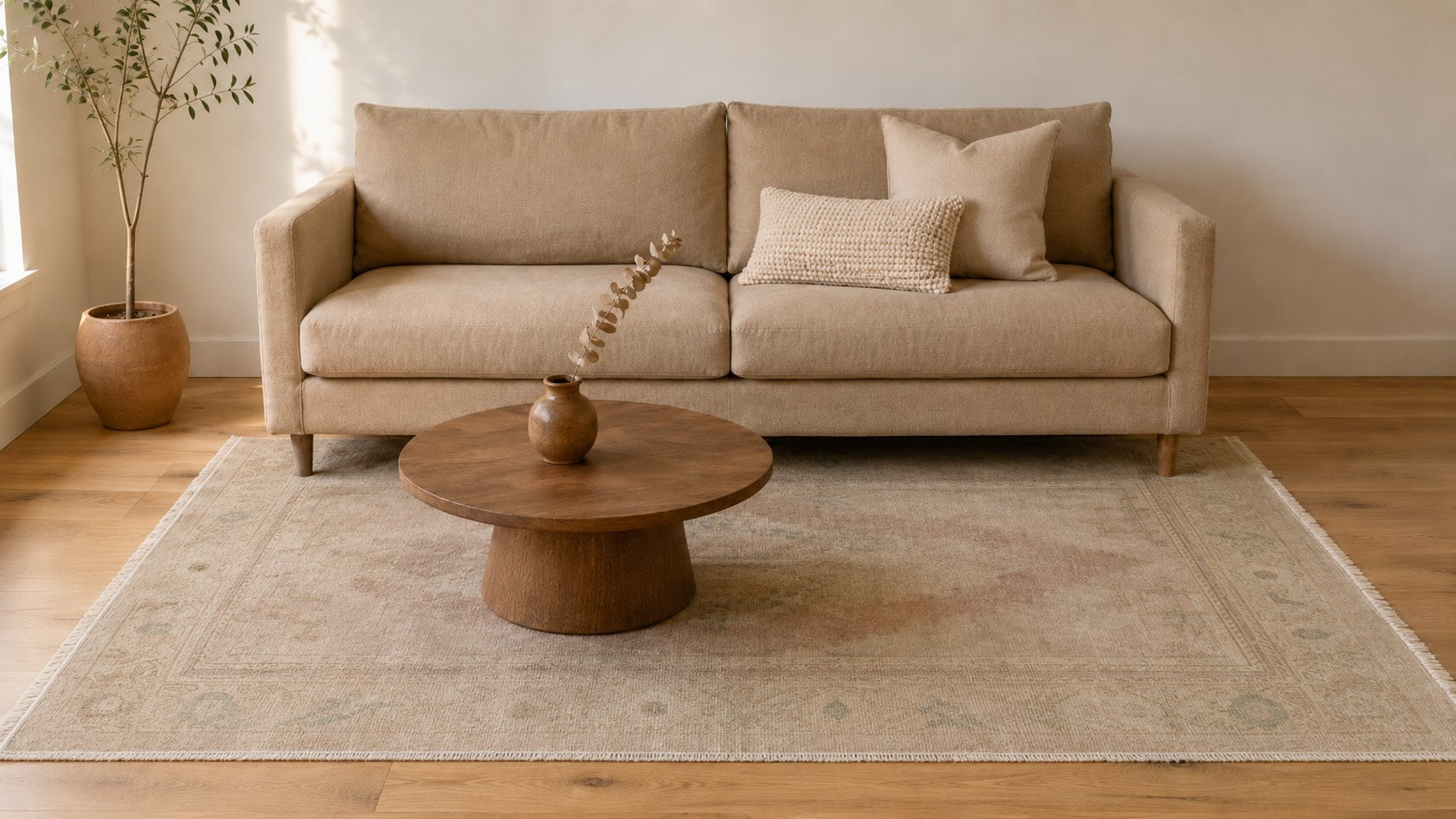 What Color Rug Actually Goes With a Beige Couch in 2026?