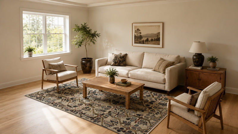 How to Make Small Spaces Look Bigger with the Right Rugs & Carpets