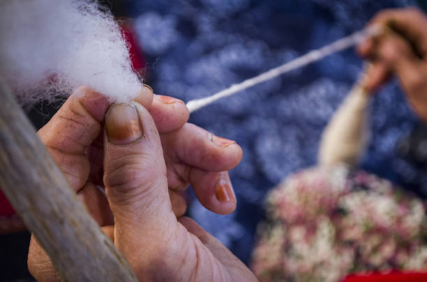 Handmade rugs made of natural fibers like wool, cotton, and silk, dyed with indigo, madder, and walnut colors that age beautifully, unlike synthetic carpets.