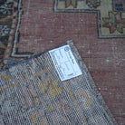 Pale Blue 4' x 7' Turkish authentic vintage rug from the 1970s with traditional design.