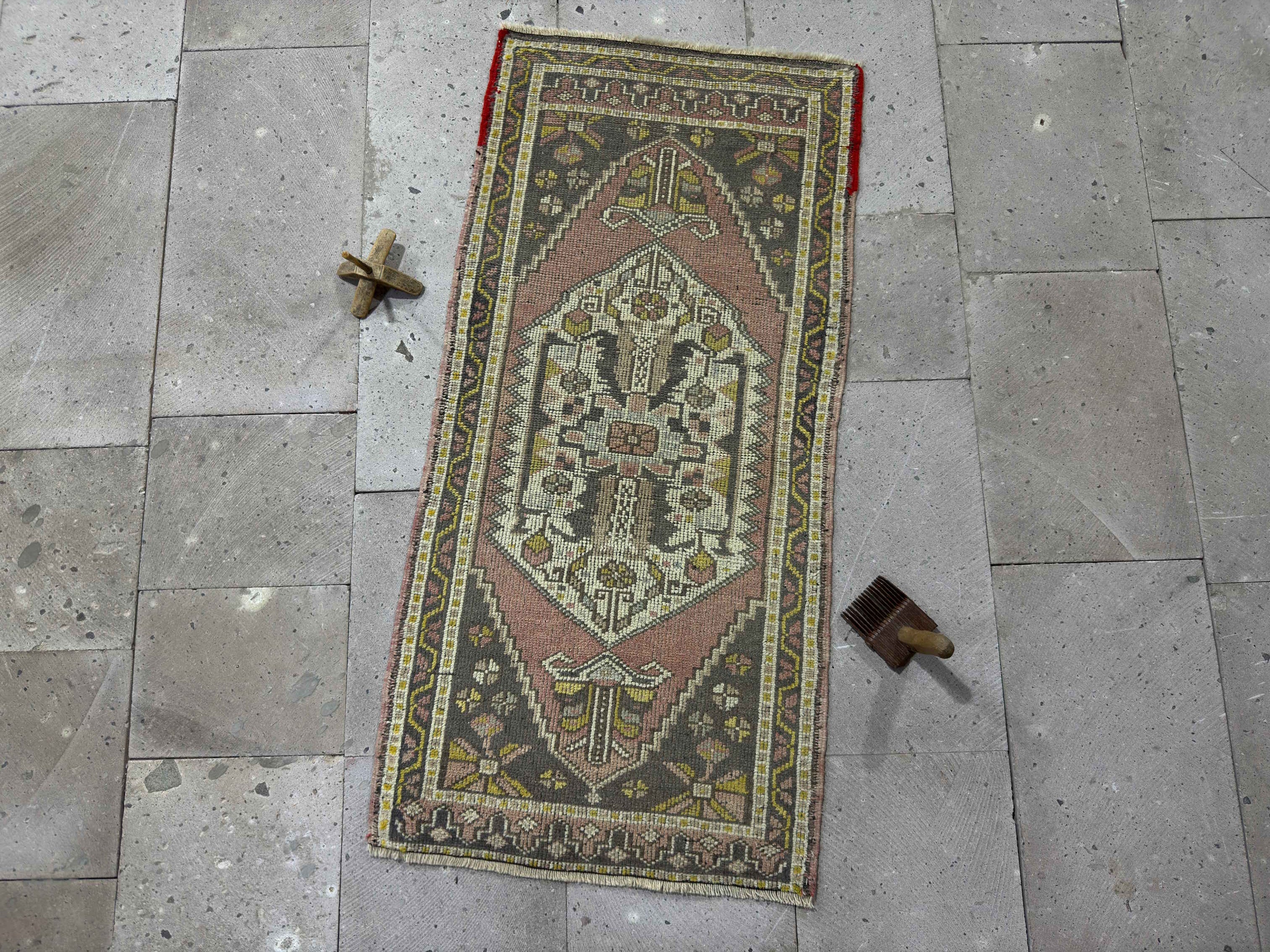 116×212\" Feel nature”ViNTAGE TURKiSH RUG 116×212