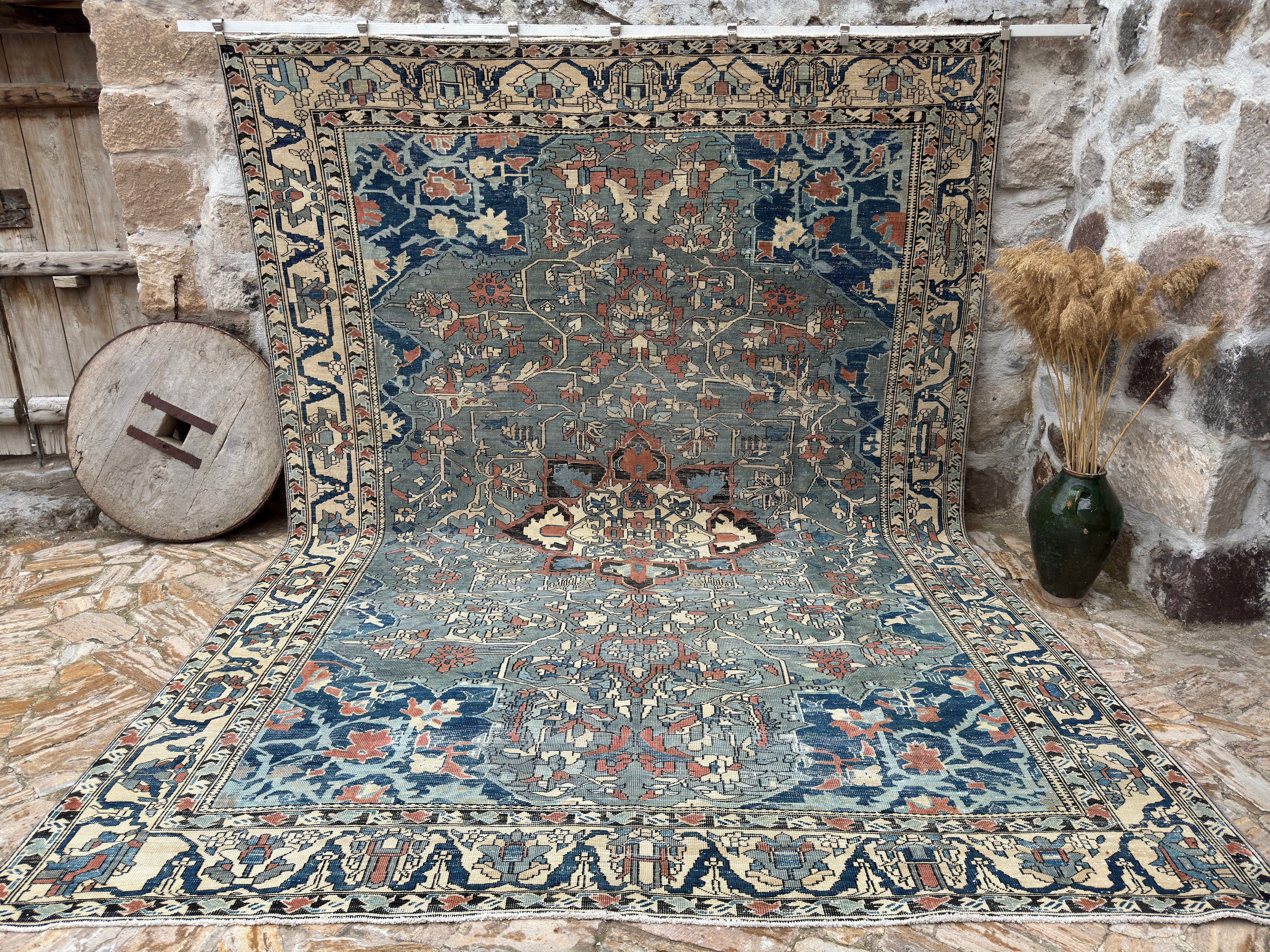 Blue Handmade Rugs - Serenity in Every Thread – Kirmen™
