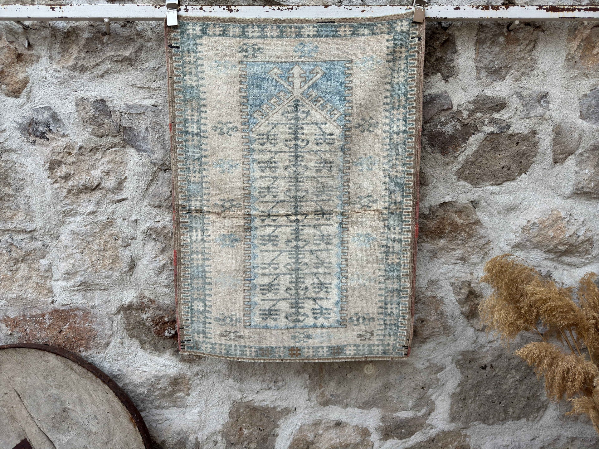 3' x 4' Small Turkish Rug, Pale Blue - Elian – Kirmen Rugs