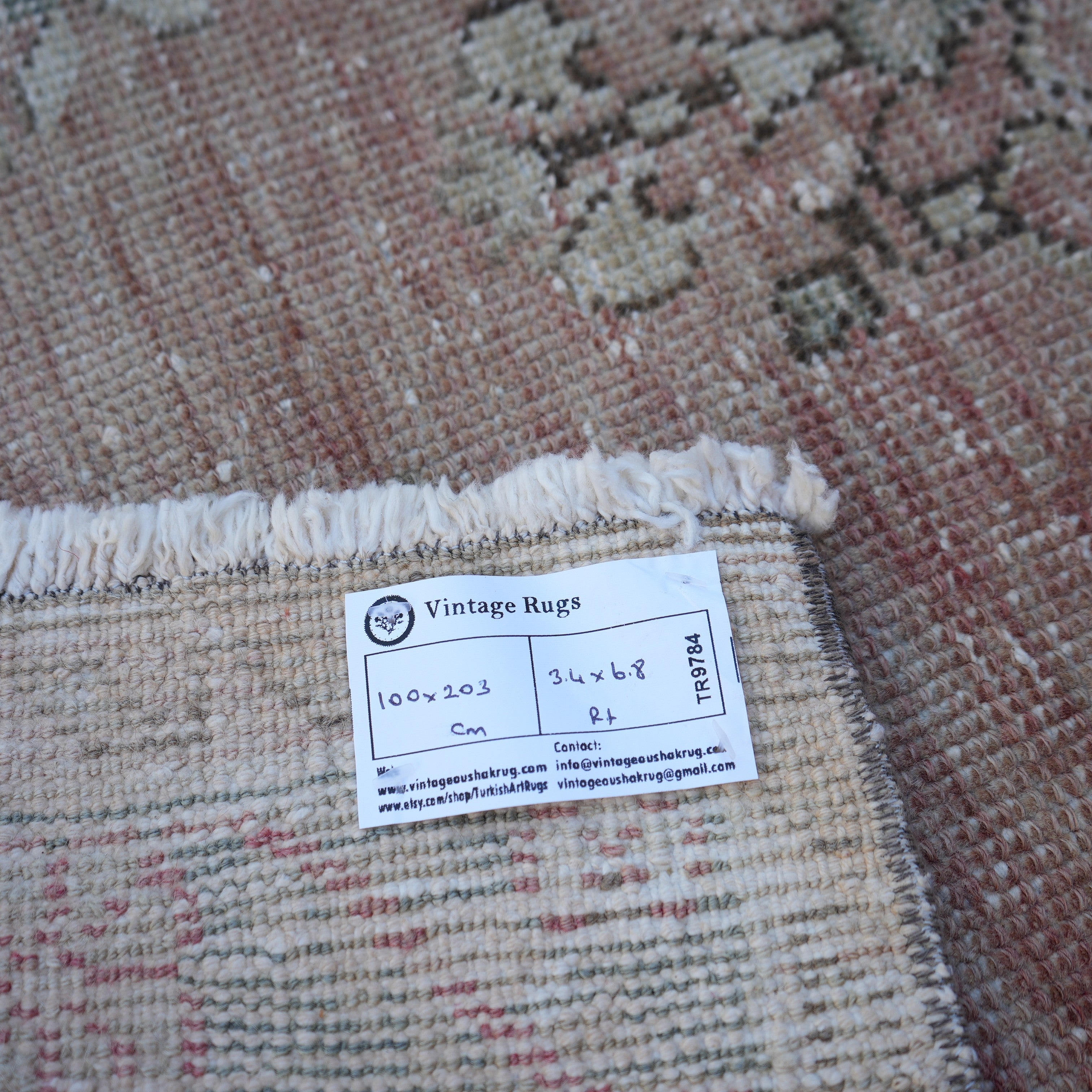 Gaye -Vintage Turkish Rug