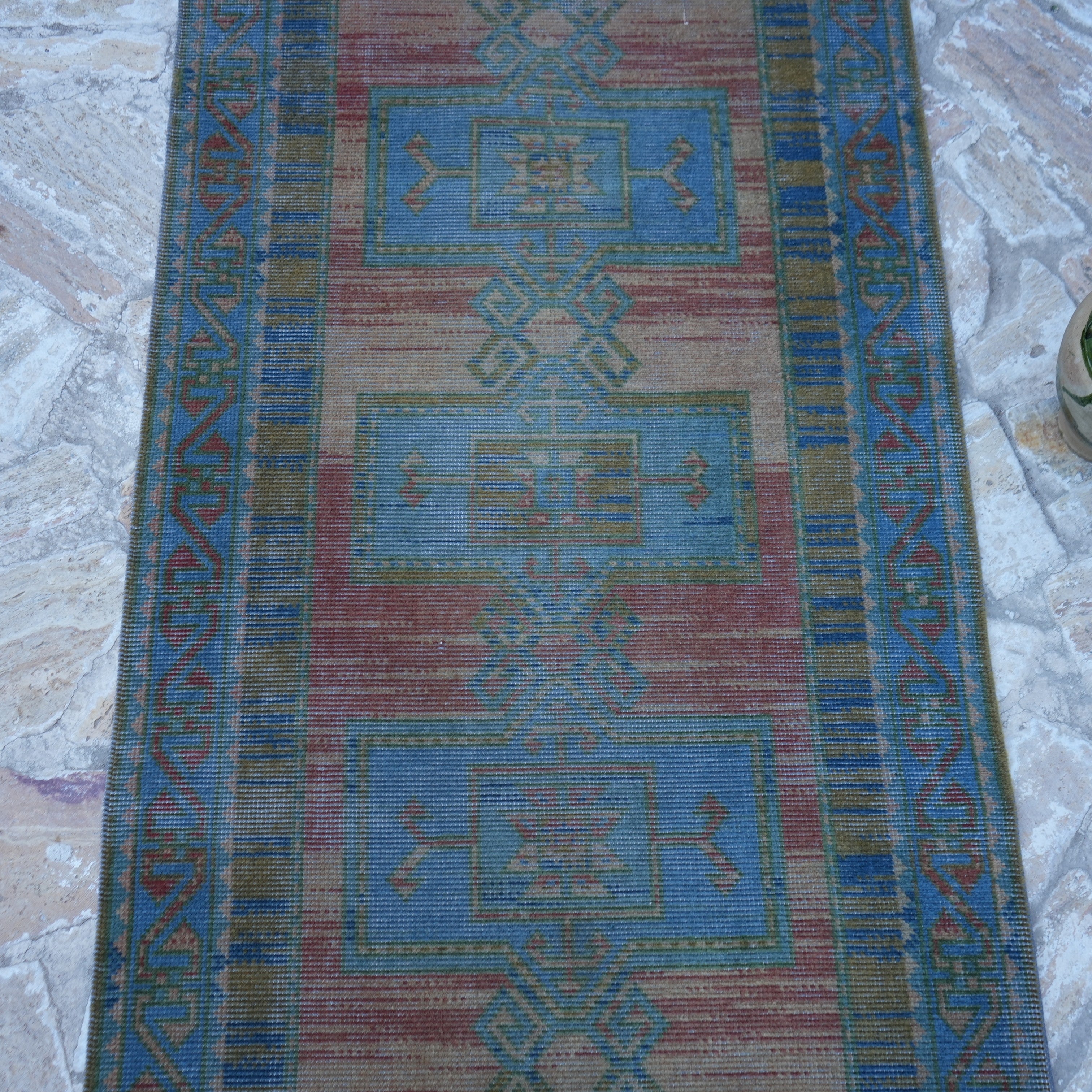 Gusty - Vintage Turkish Runner Rug