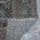 Additional view of the pink hand-knotted persian rug, hand-knotted in wool and cotton.