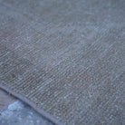 Beige 3' x 6' Turkish handmade neutral rug in wool and cotton, shown on the floor.
