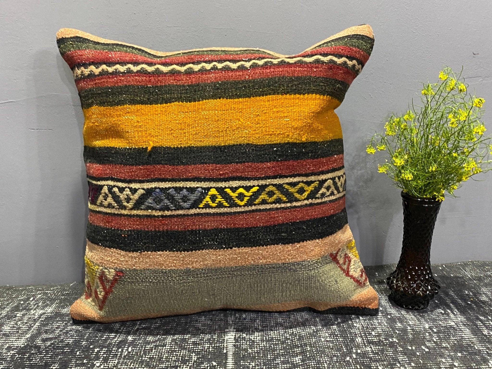 Kilim Pillow 20x20 inch, #00084