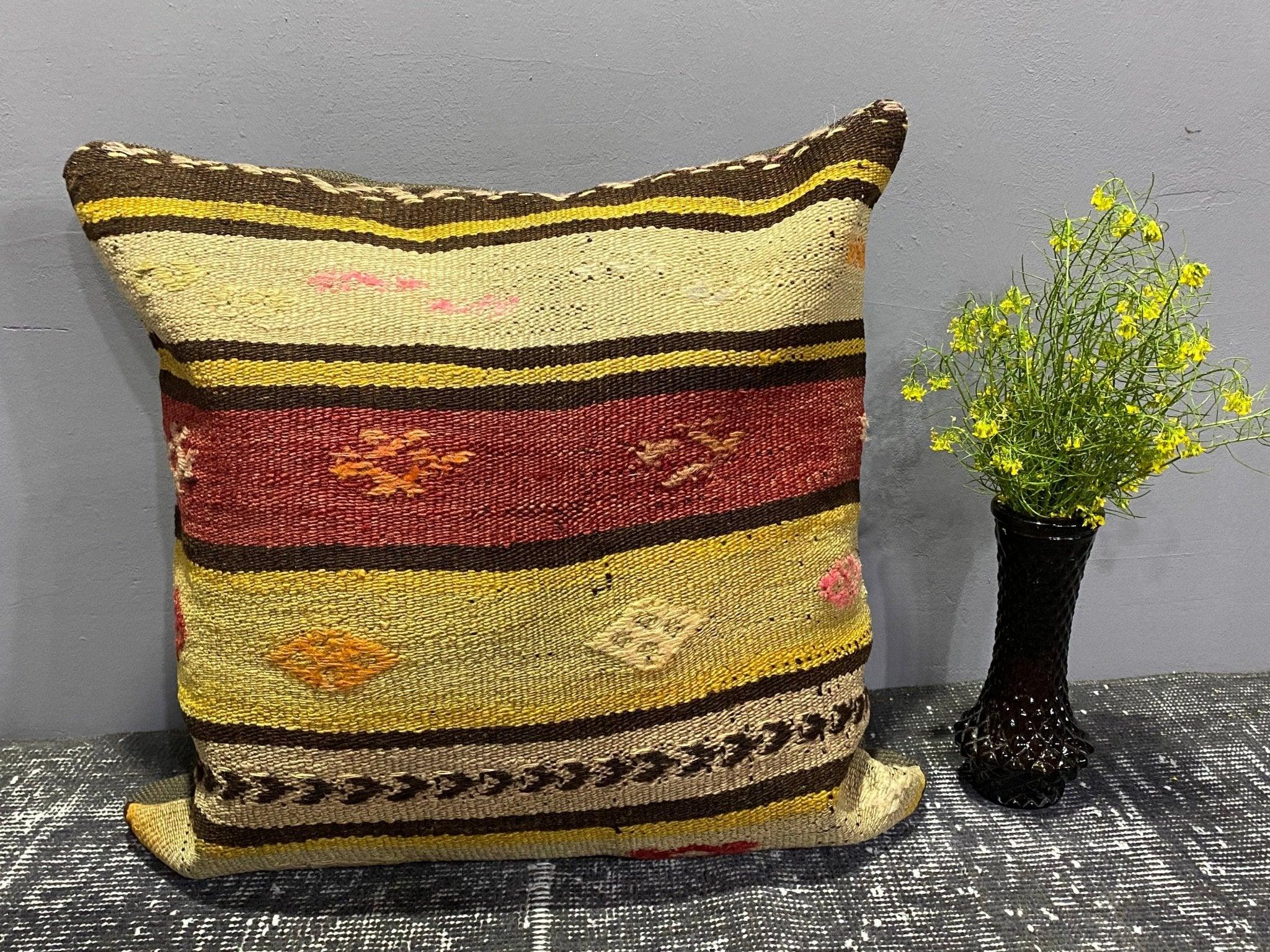 Kilim Pillow 20x20 inch, #00108