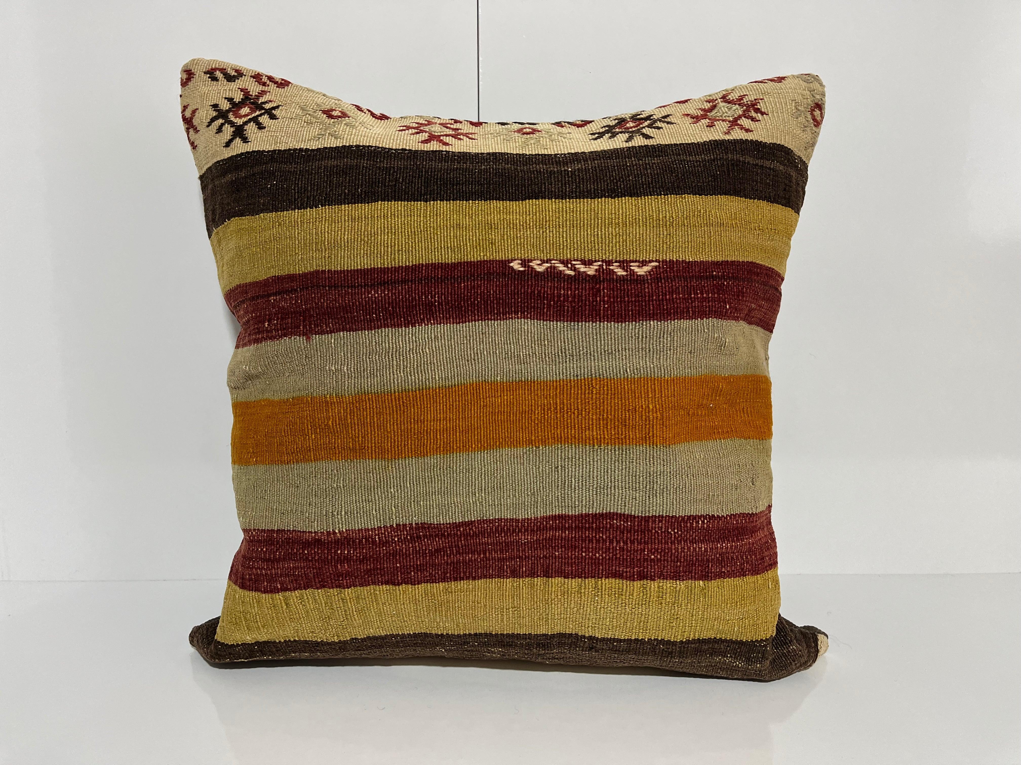 Kilim Pillow 20x20 inch, #EE00077