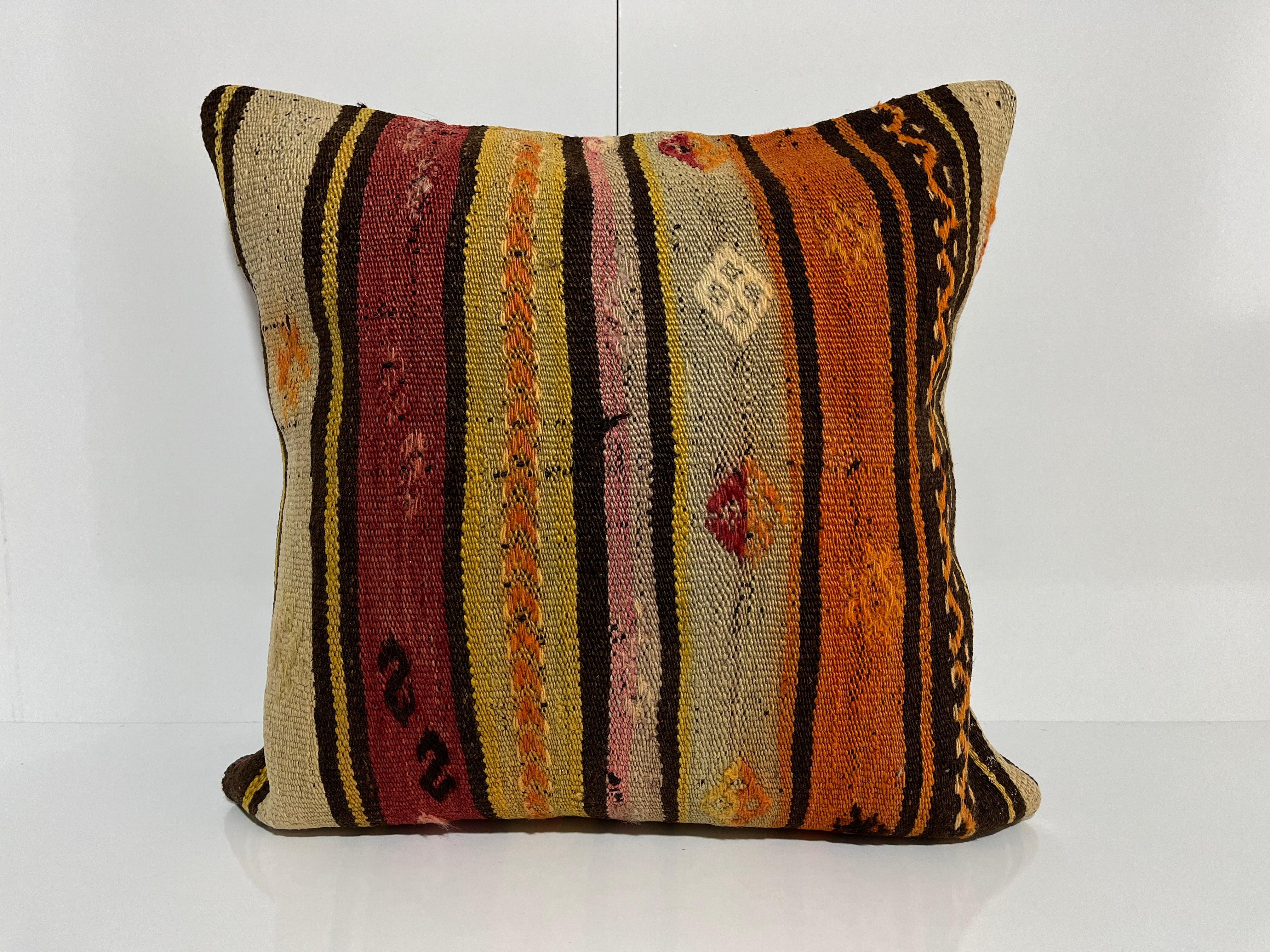 Kilim Pillow 20x20 inch, #EE00115