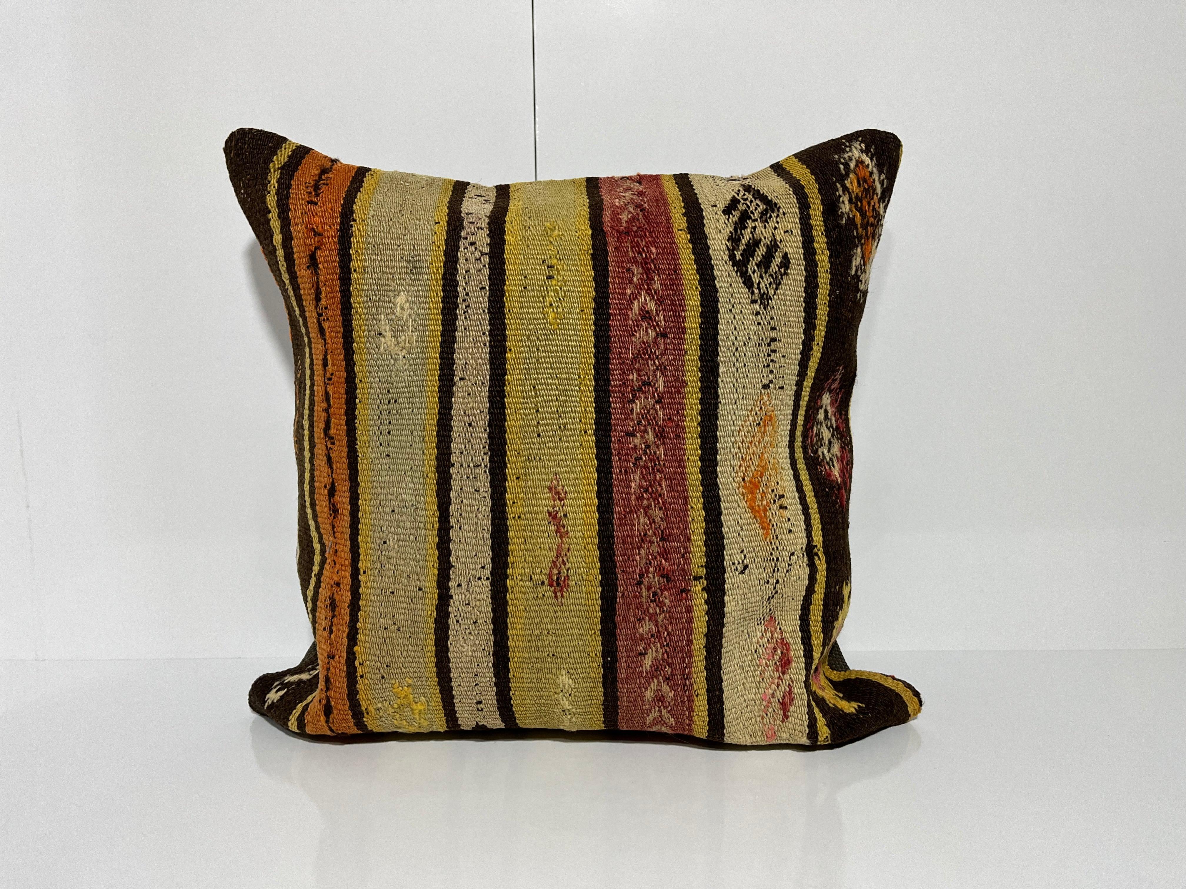 Kilim Pillow 20x20 inch, #EE00149