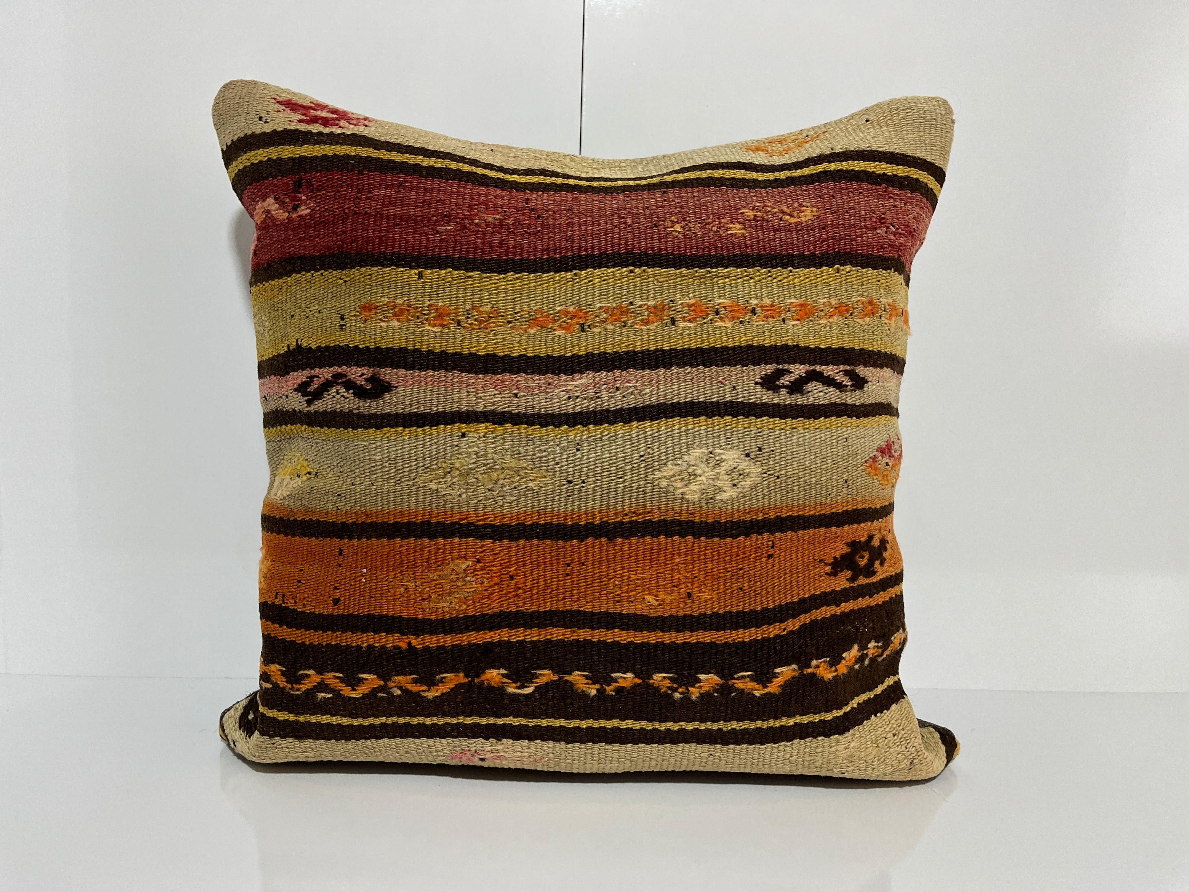 Kilim Pillow 20x20 inch, #EE00165