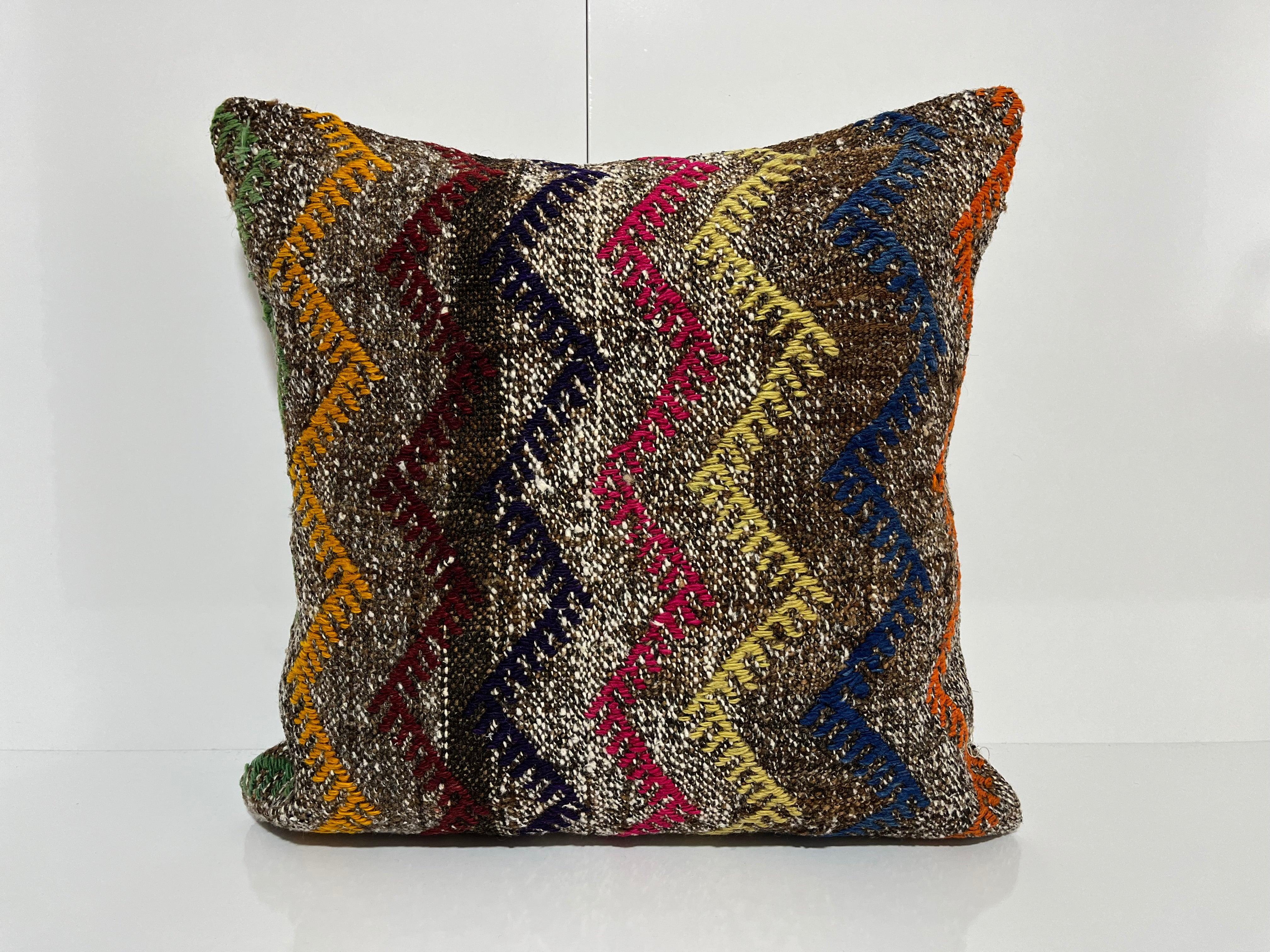 Kilim Pillow 20x20 inch, #EE00177