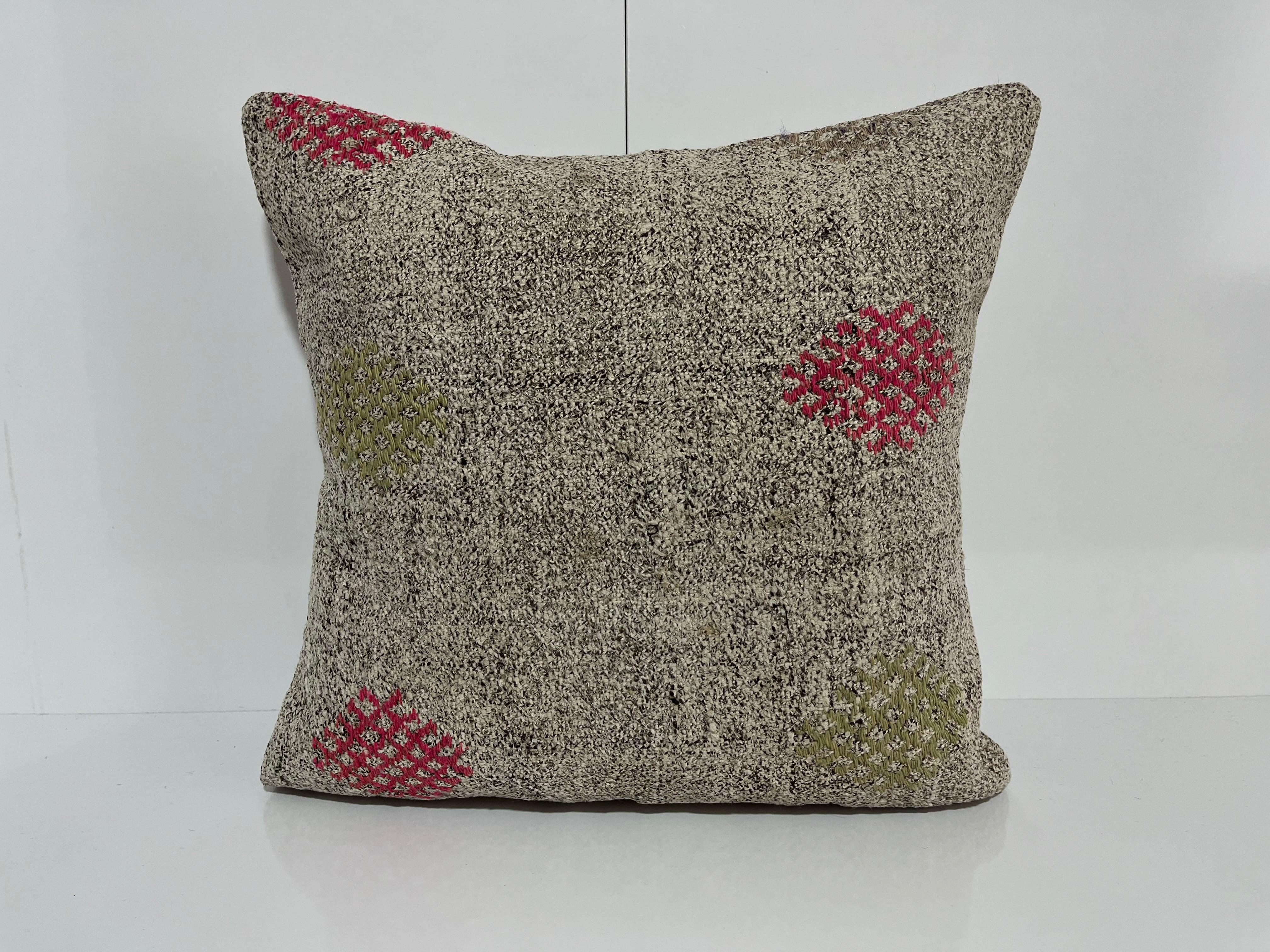 Kilim Pillow 20x20 inch, #EE00179