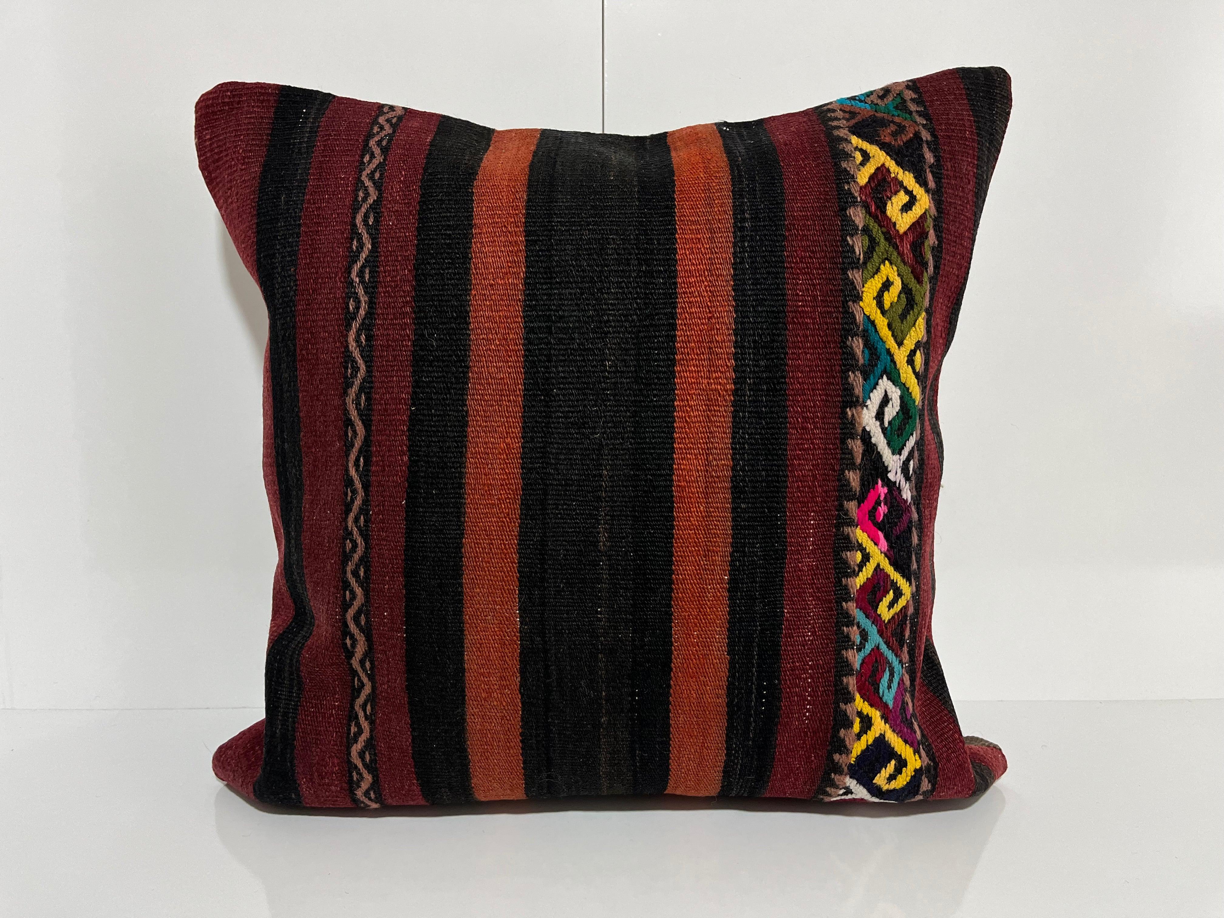 Kilim Pillow 20x20 inch, #EE00194