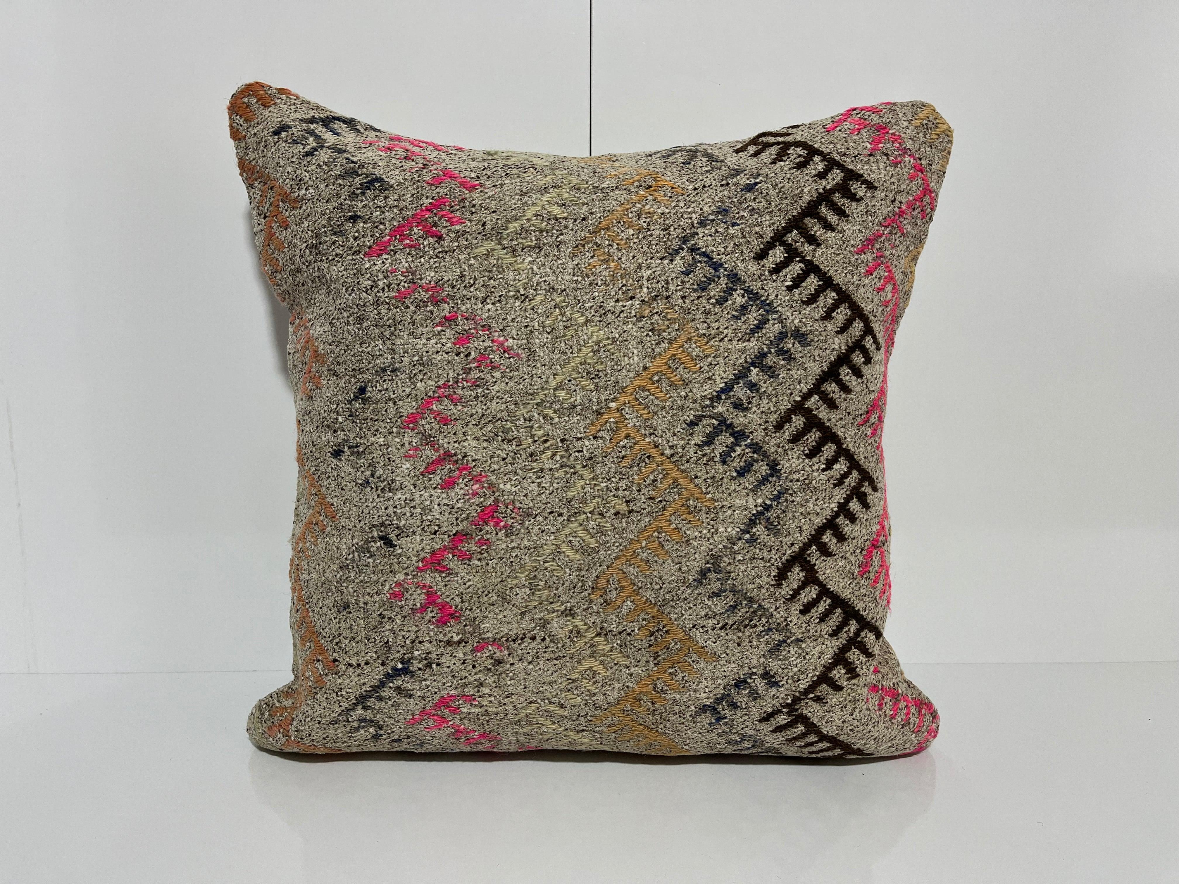 Kilim Pillow 20x20 inch, #EE00201