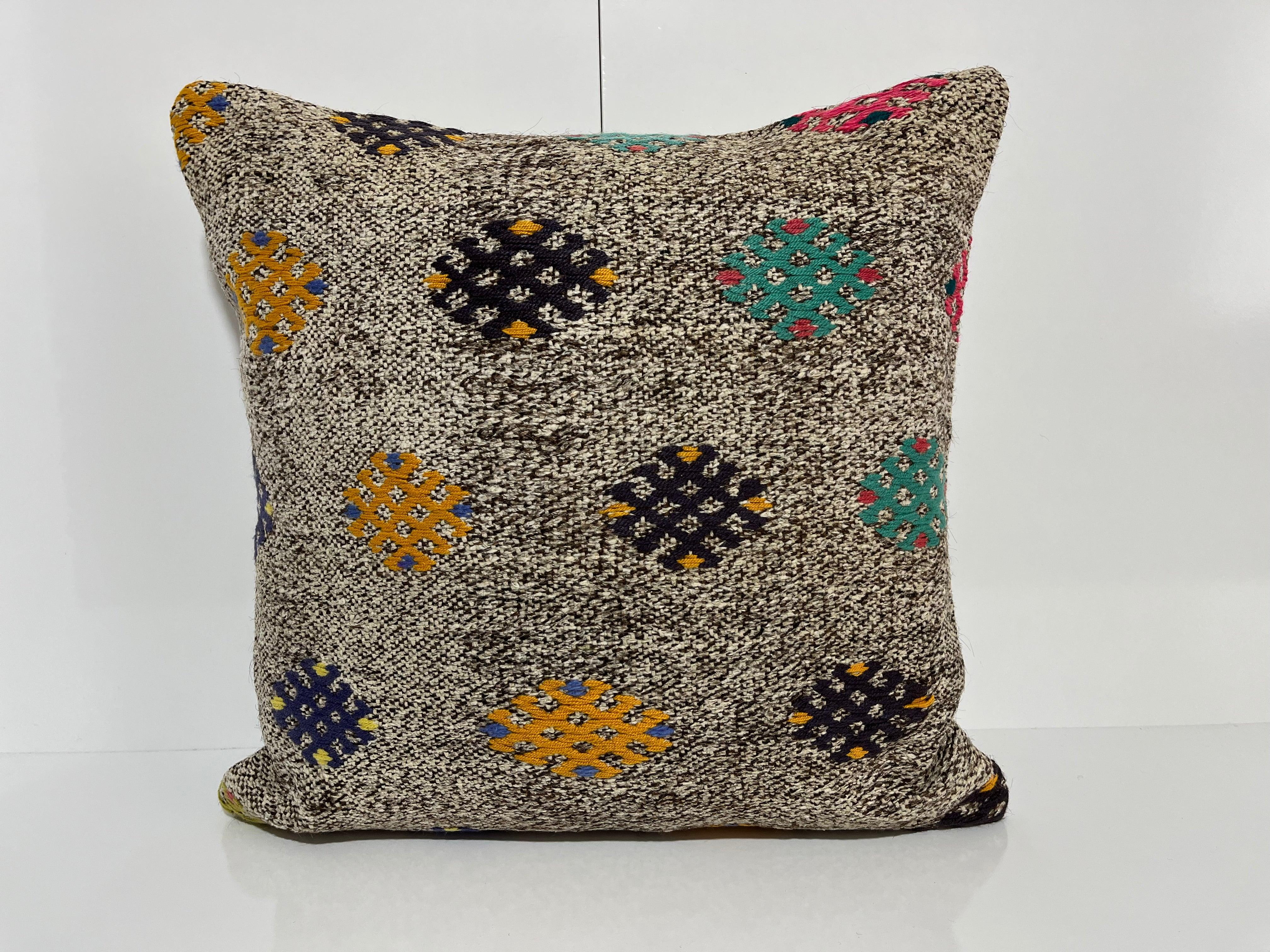 Kilim Pillow 20x20 inch, #EE00216