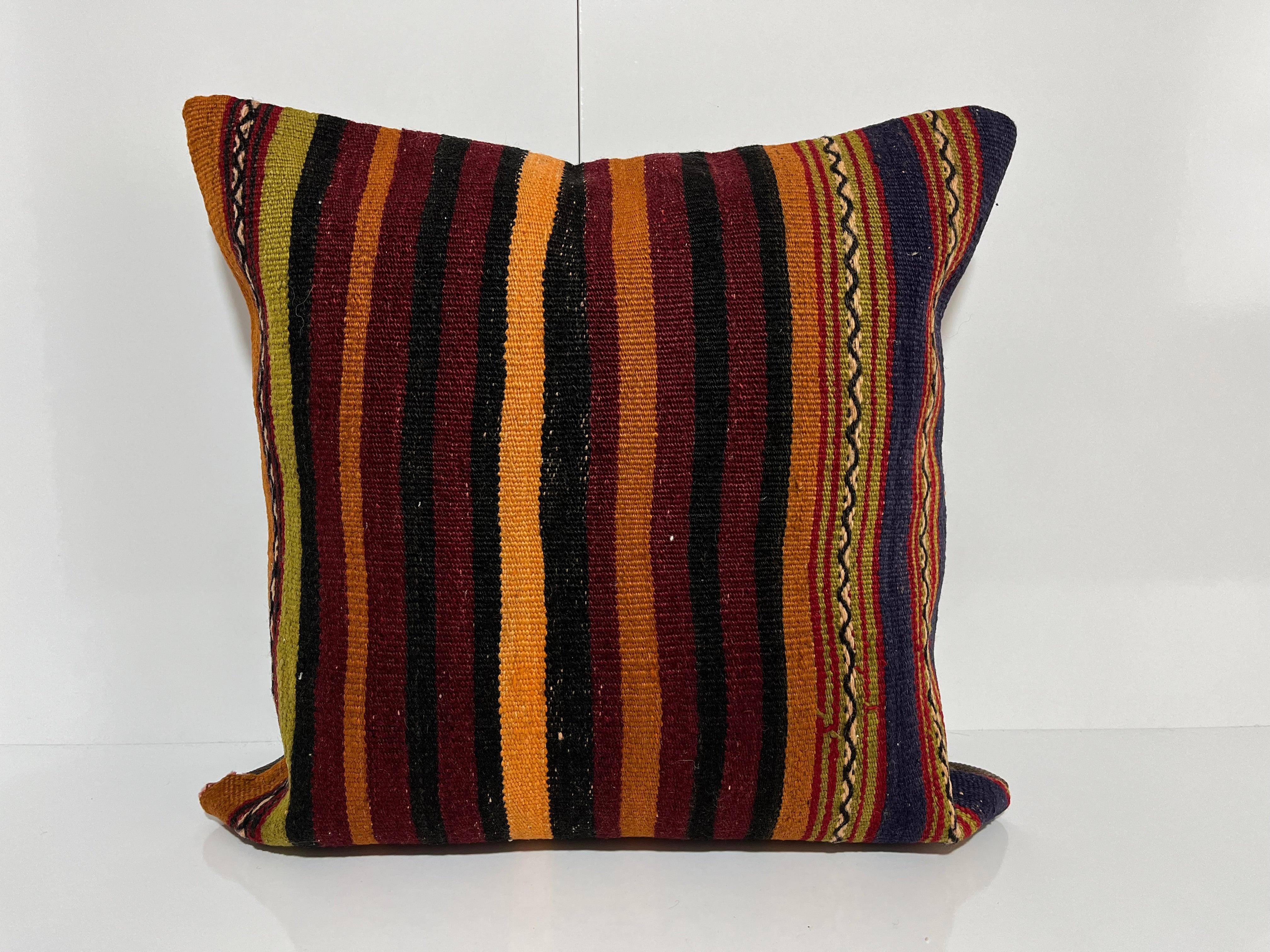 Kilim Pillow 20x20 inch, #EE00226