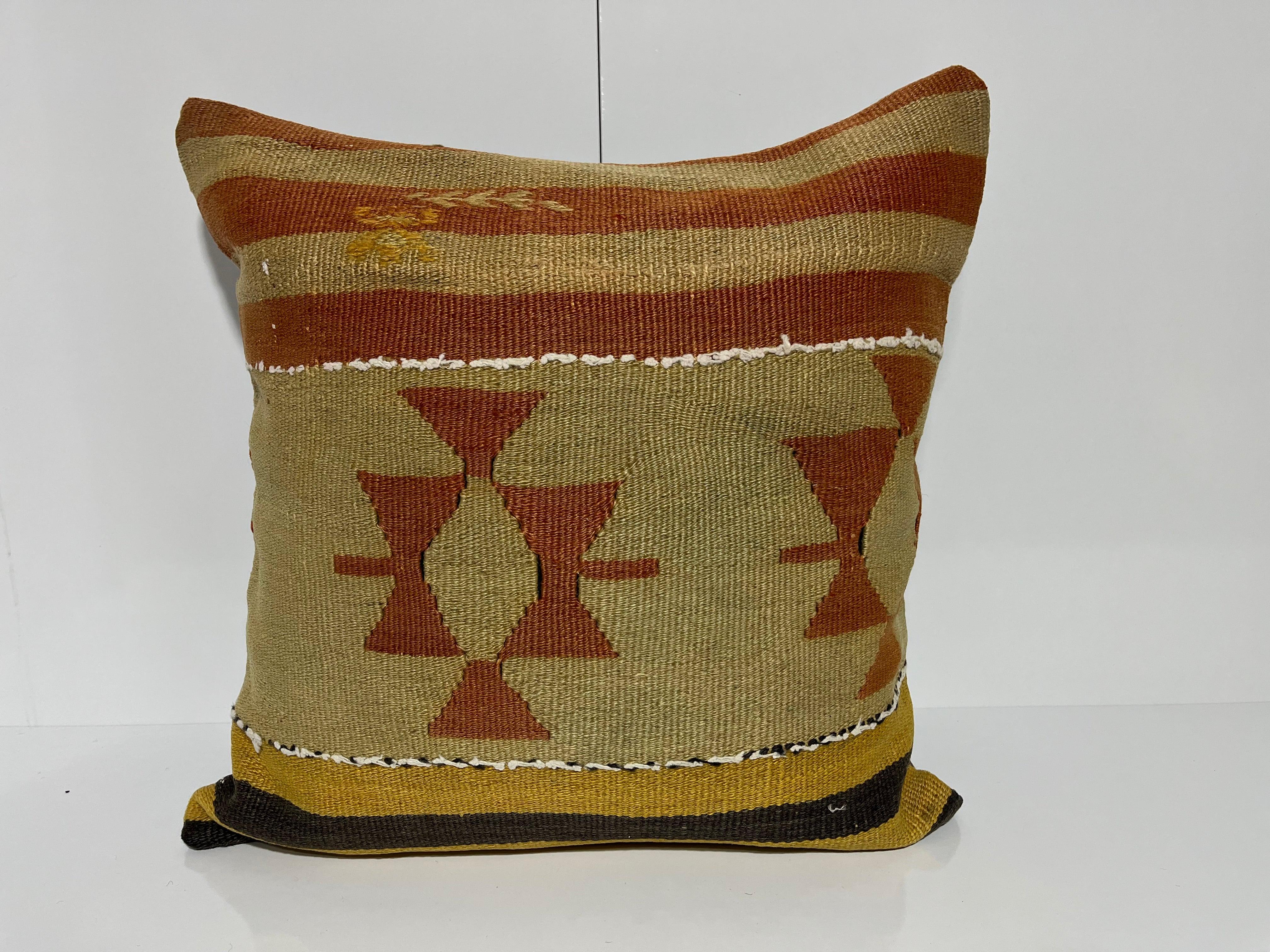 Kilim Pillow 20x20 inch, #EE00304