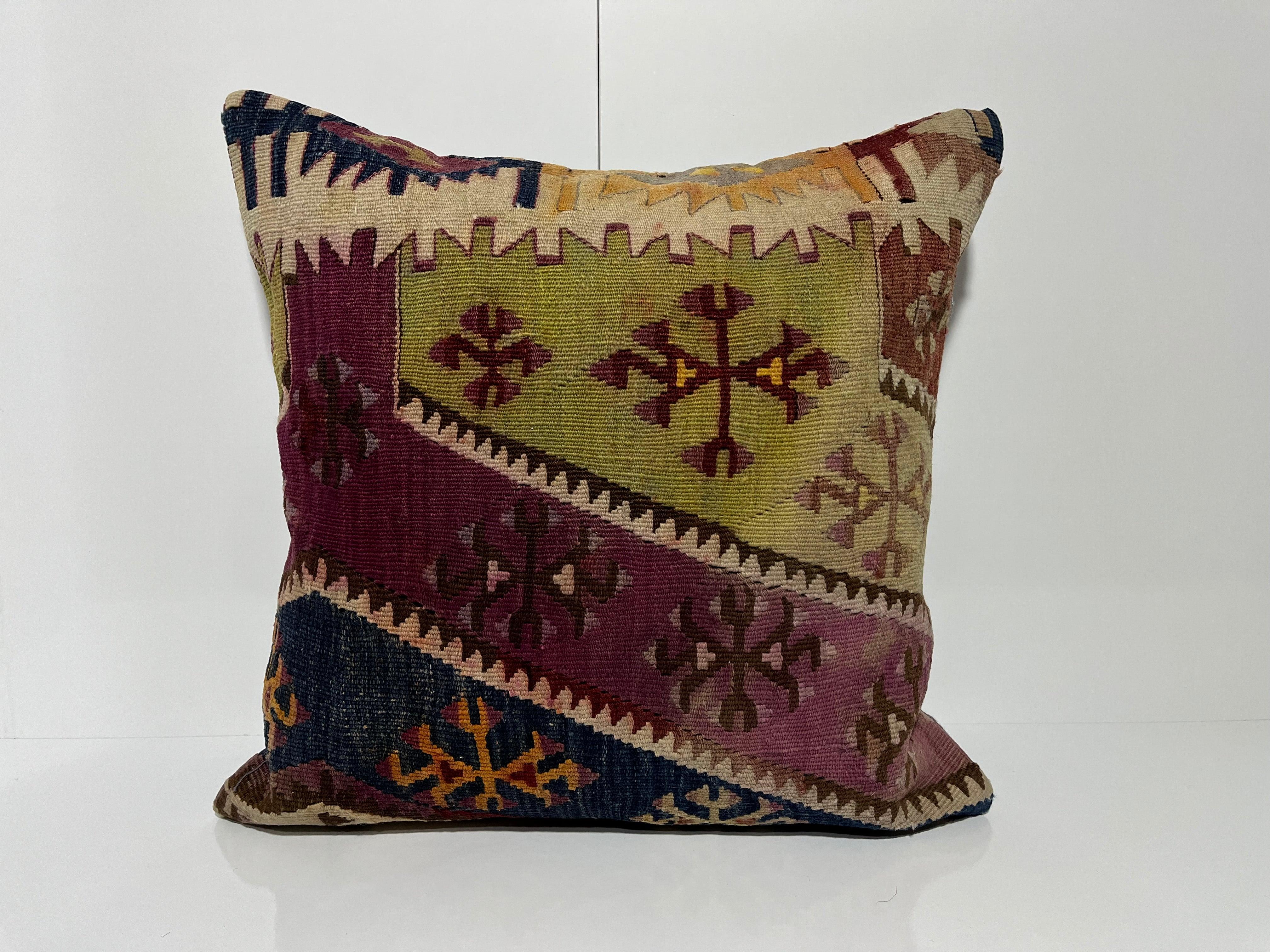 Kilim Pillow 20x20 inch, #EE00315