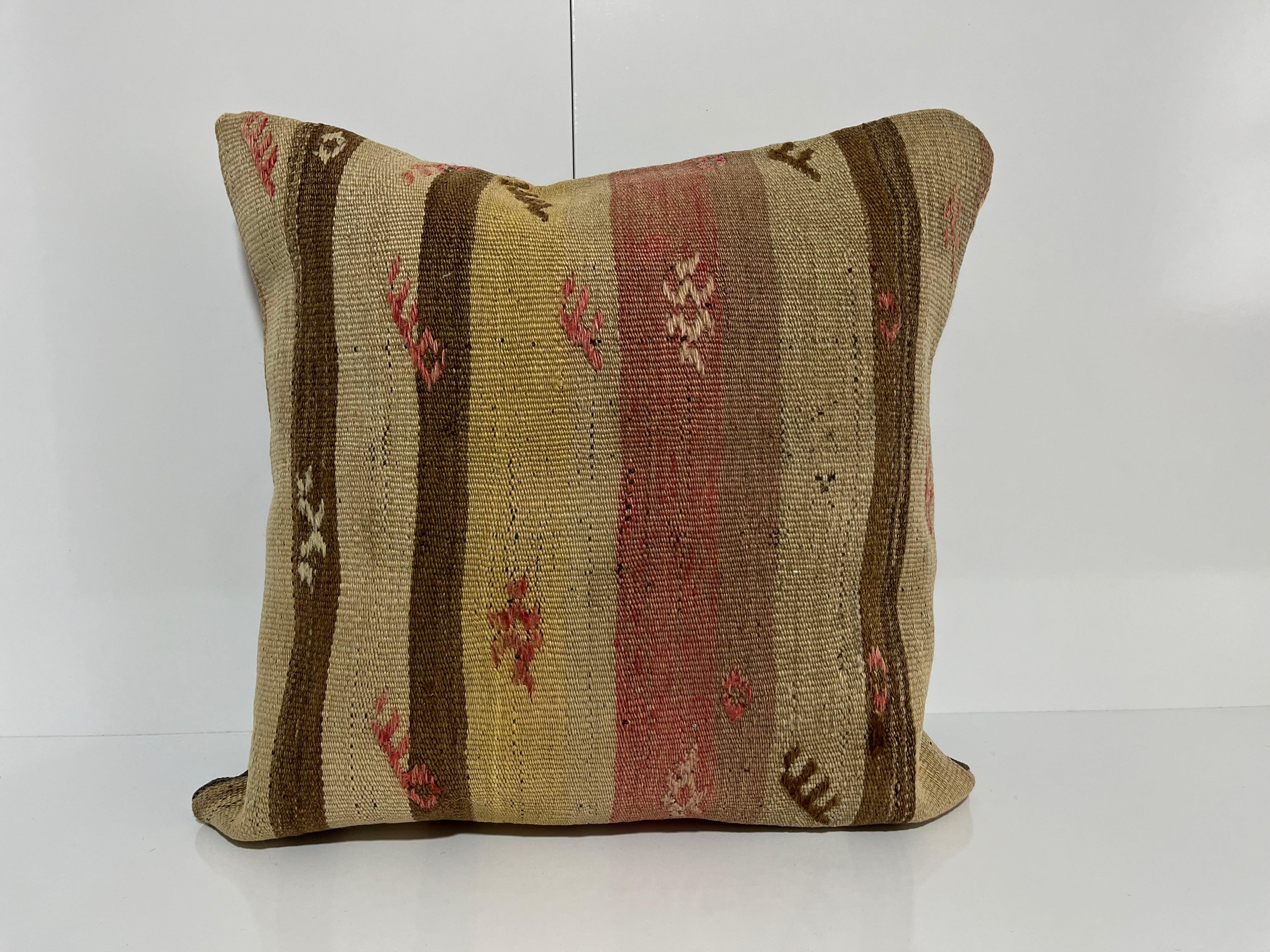 Kilim Pillow 20x20 inch, #EE00339