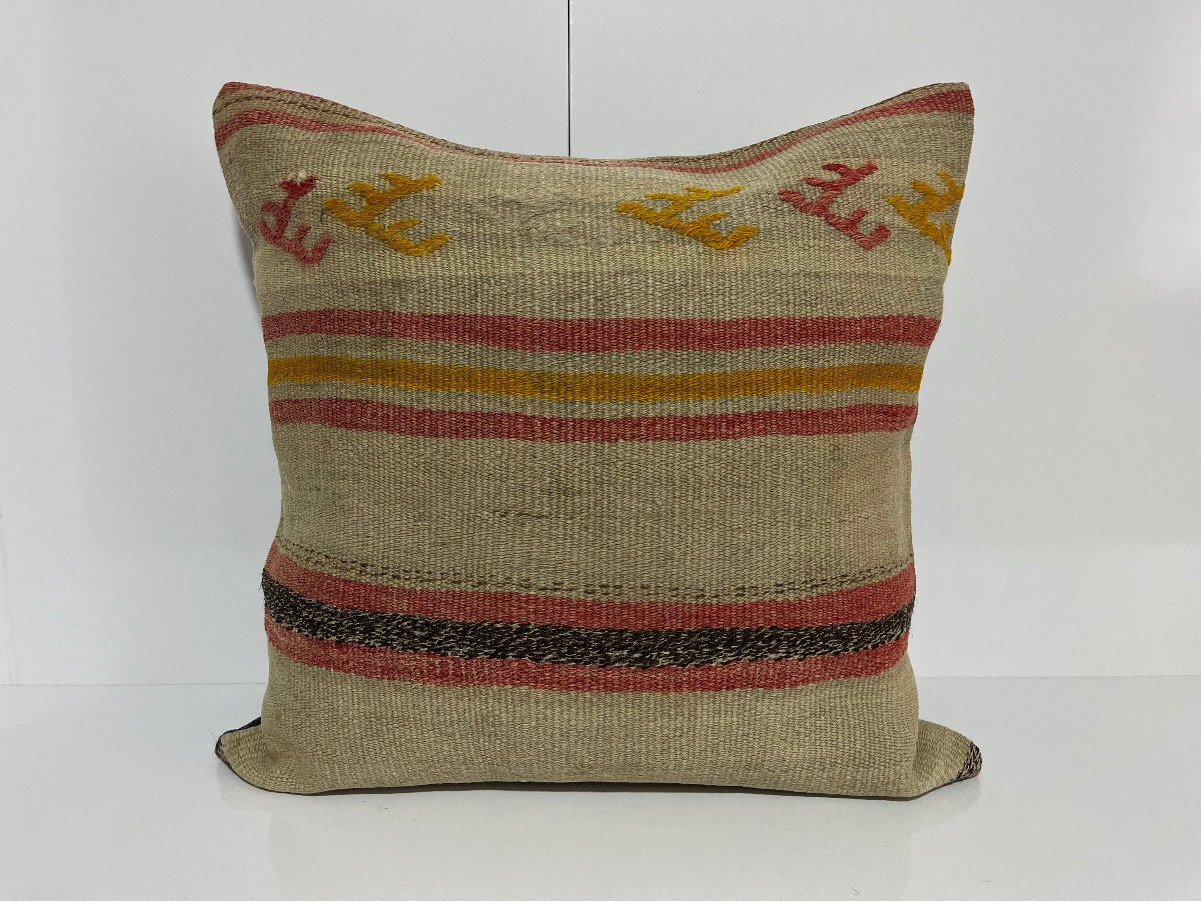 Kilim Pillow 20x20 inch, #EE00340