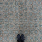 1970s pink large vintage turkish rug with floral design, hand-knotted weave and low pile.