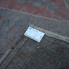 Pale Brown 5' x 11' Turkish large wool rug from the 1970s with traditional design.