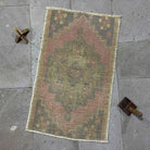 Pink 2' x 3' mini anatolian rug with traditional design, handmade in Turkey – Willa.