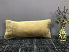 Beige throw pillow with traditional design, handmade in Turkey – SY00010.