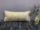 Beige throw pillow with neutral design, handmade in Turkey – SY00020.