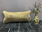 Beige throw pillow with traditional design, handmade in Turkey – SY00038.