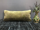 Beige throw pillow with traditional design, handmade in Turkey – SY00045.