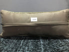 Additional view of the brown Turkish throw pillow.