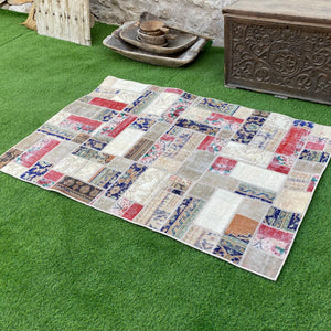 Janine - Turkish Patchwork Rug