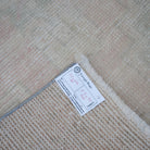 Pale Pink 3' x 10' turkish runner rug from the 1970s with traditional design.