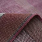 Additional view of the pink Turkish unique vintage rug, hand-knotted in wool.