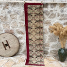 Beige 2' x 8' vintage floral runner rug with traditional design, handmade in Turkey – Skyla.