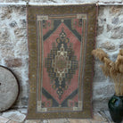Pale Red 4' x 7' vintage traditional rug with traditional design, handmade in Turkey – Jason.