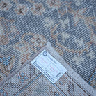 Purple 4' x 7' vintage Turkish traditional rug from the 1970s with traditional design.