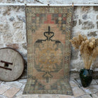 Beige 4' x 8' vintage turkish rug with traditional design, handmade in Turkey – Whisper.