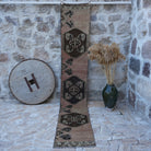 Pale Red 2' x 11' vintage turkish runner rug with traditional design, handmade in Turkey – Quenby.