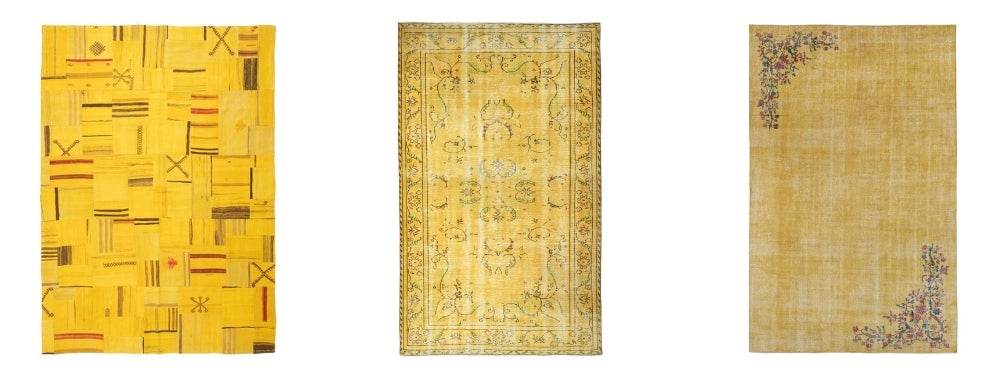 yellow rugs